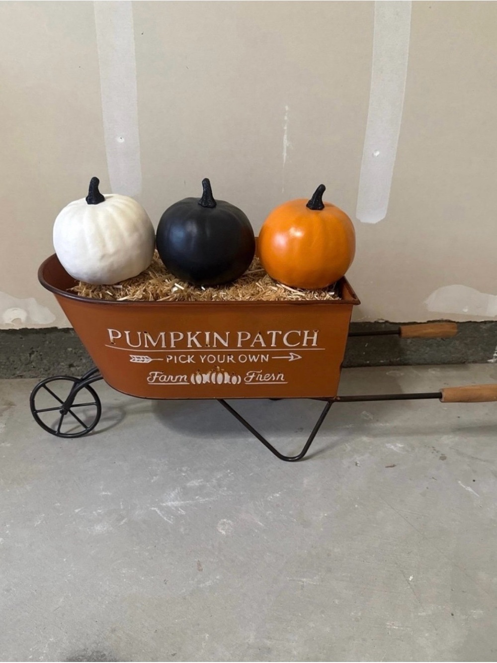 Mini Pumpkin Patch Wheelbarrow